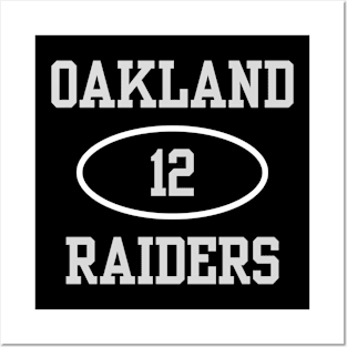 OAKLAND RAIDERS RICH GANNON / KENNY STABLER #12 Posters and Art